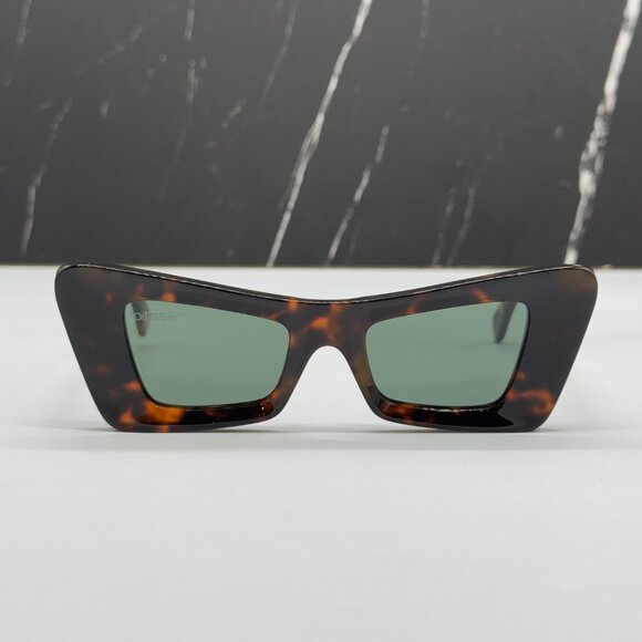 NEW OFF-WHITE SUNGLASSES, HAVANA CAT EYE WOMEN EYEWEAR OFF-WHITE ACCRA main image 5